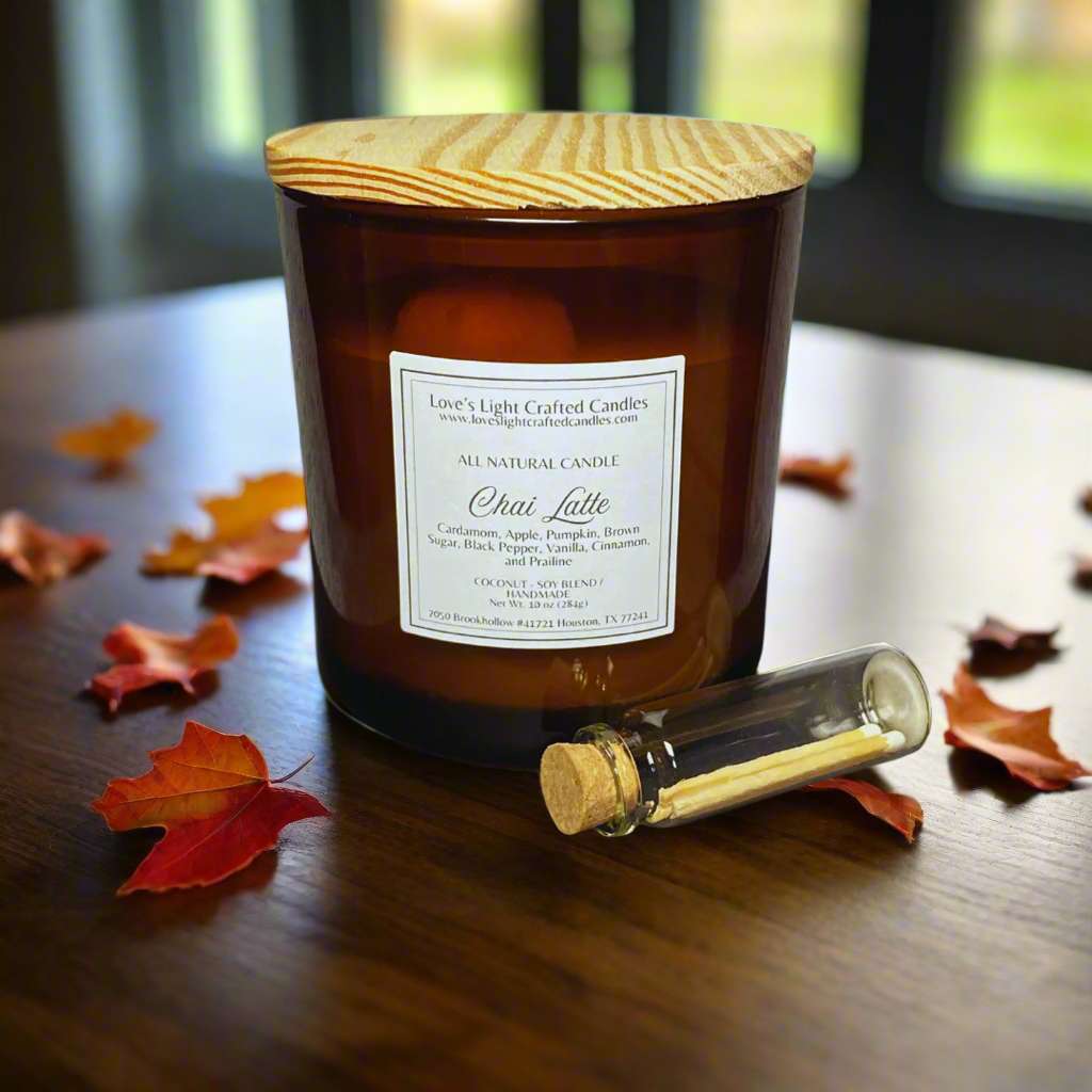 10 oz - Amber Jar Candles