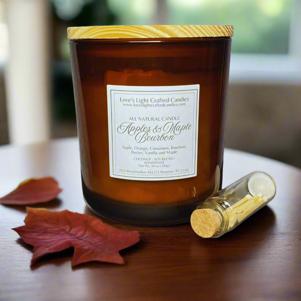 10 oz - Amber Jar Candles
