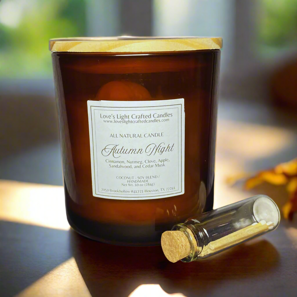 10 oz - Amber Jar Candles