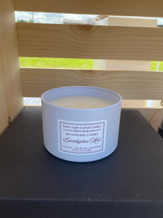 Eucalyptus Mist - 6 oz Tin Candle