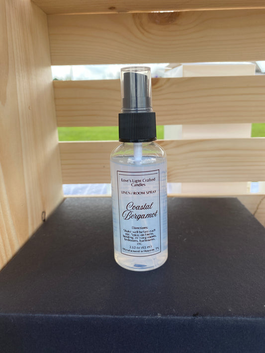 Coastal Bergamot - 2.12 oz Room/Linen Spray
