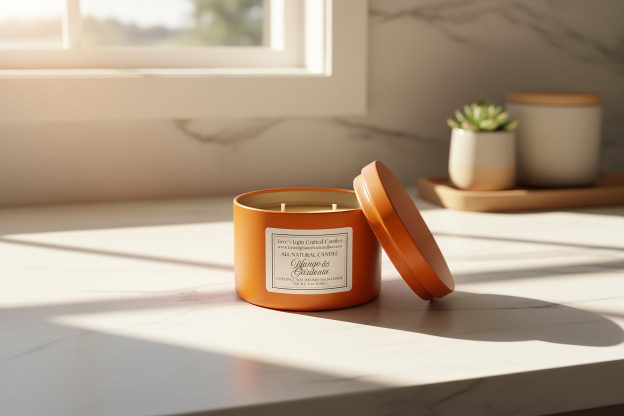 Mango & Gardenia - 6 oz Tin Candle